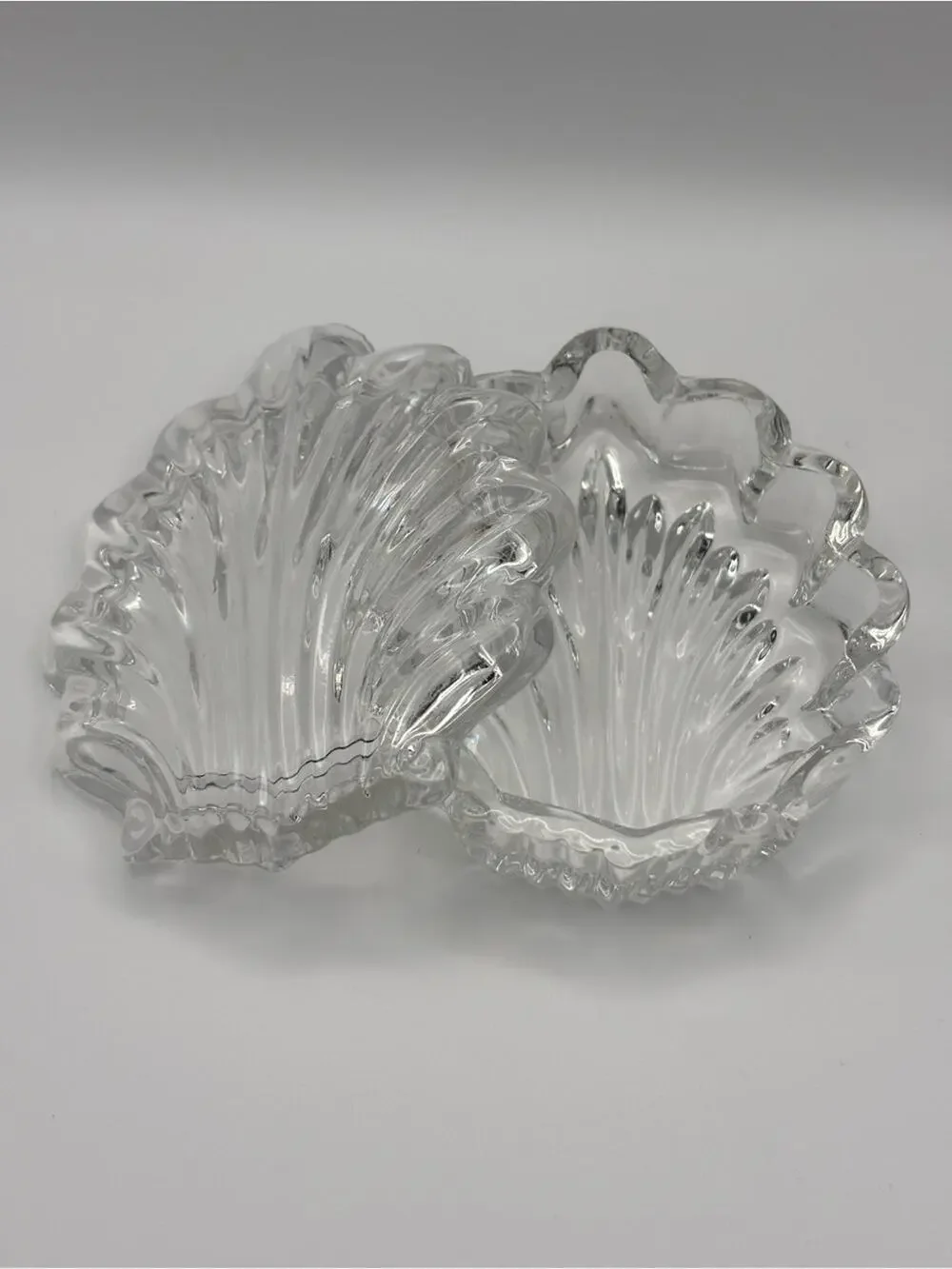 Vintage Sea Shell Shaped Trinket Box, Mermaid Jewelry Box